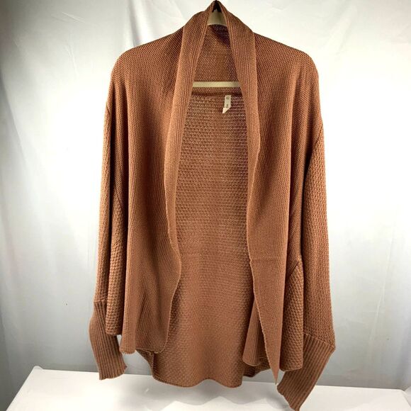 Wishlist (VICI Collection) Dolman/Batwing Open Cardigan Sweater Coral Size M/L - Picture 1 of 14